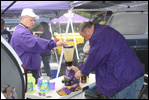 Husky football tailgating